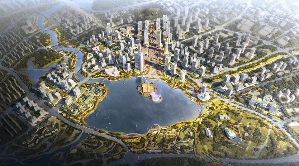中新知识城环九龙湖片区城市设计