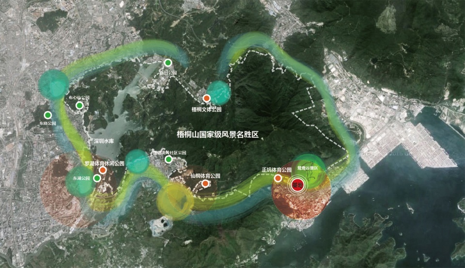 梧桐山周边公园 ©HOPE翰博设计 shatoujiao park shatoujiao park by hope design