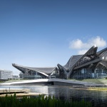 金湾市民艺术中心，珠海 / Zaha Hadid Architects