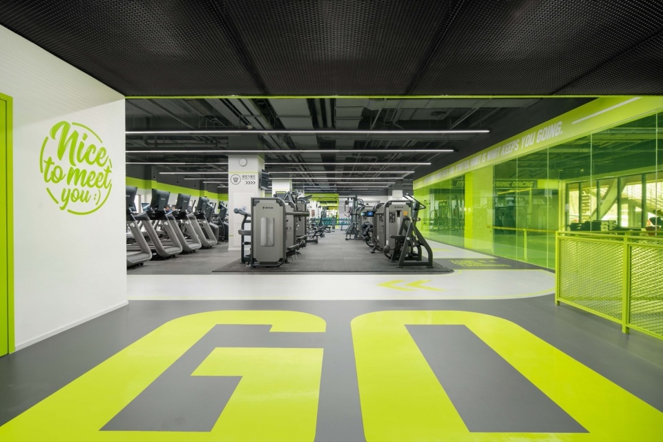 sunpig fitness space design by daga architects