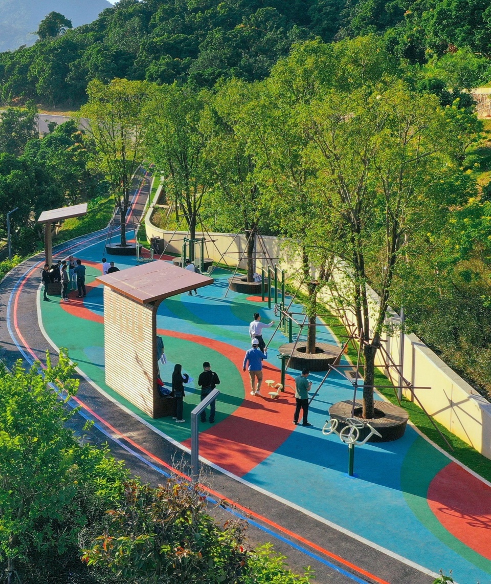 健身区 ©深圳市盐田区城市管理和综合执法局 shatoujiao park shatoujiao park by hope design