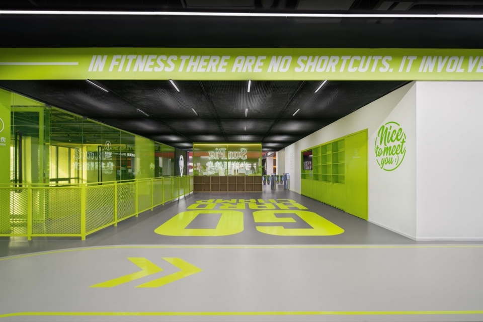 sunpig fitness space design by daga architects