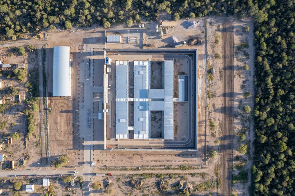 high security mens prison by domanico bertorello associated architects