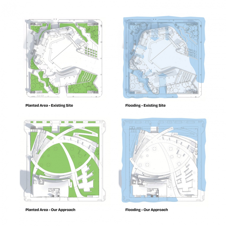 lynn wyatt square for the performing arts by rios
