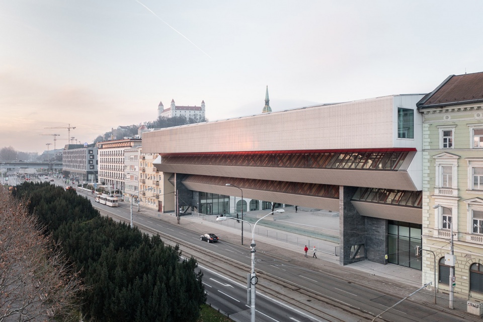 reconstruction and completion of the slovak national gallery by architekti b k p s