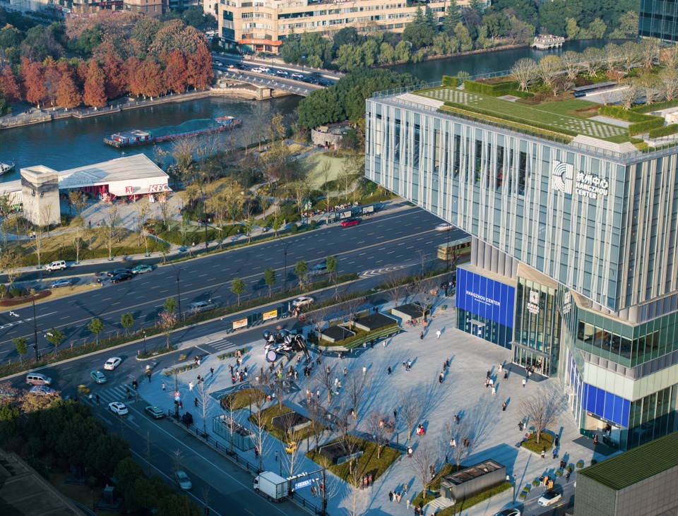 hangzhou center landscape design by pland
