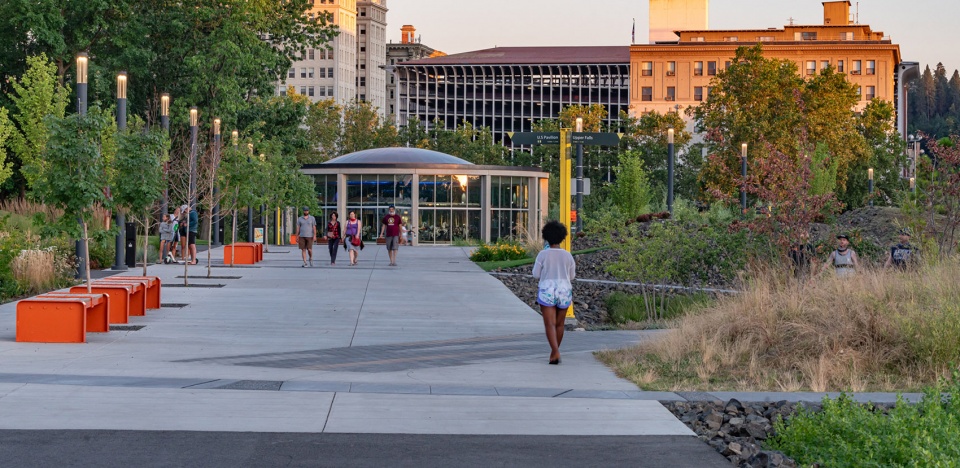 2022 ASLA GENERAL DESIGN AWARD OF HONOR Riverfront Spokane Berger Partnership