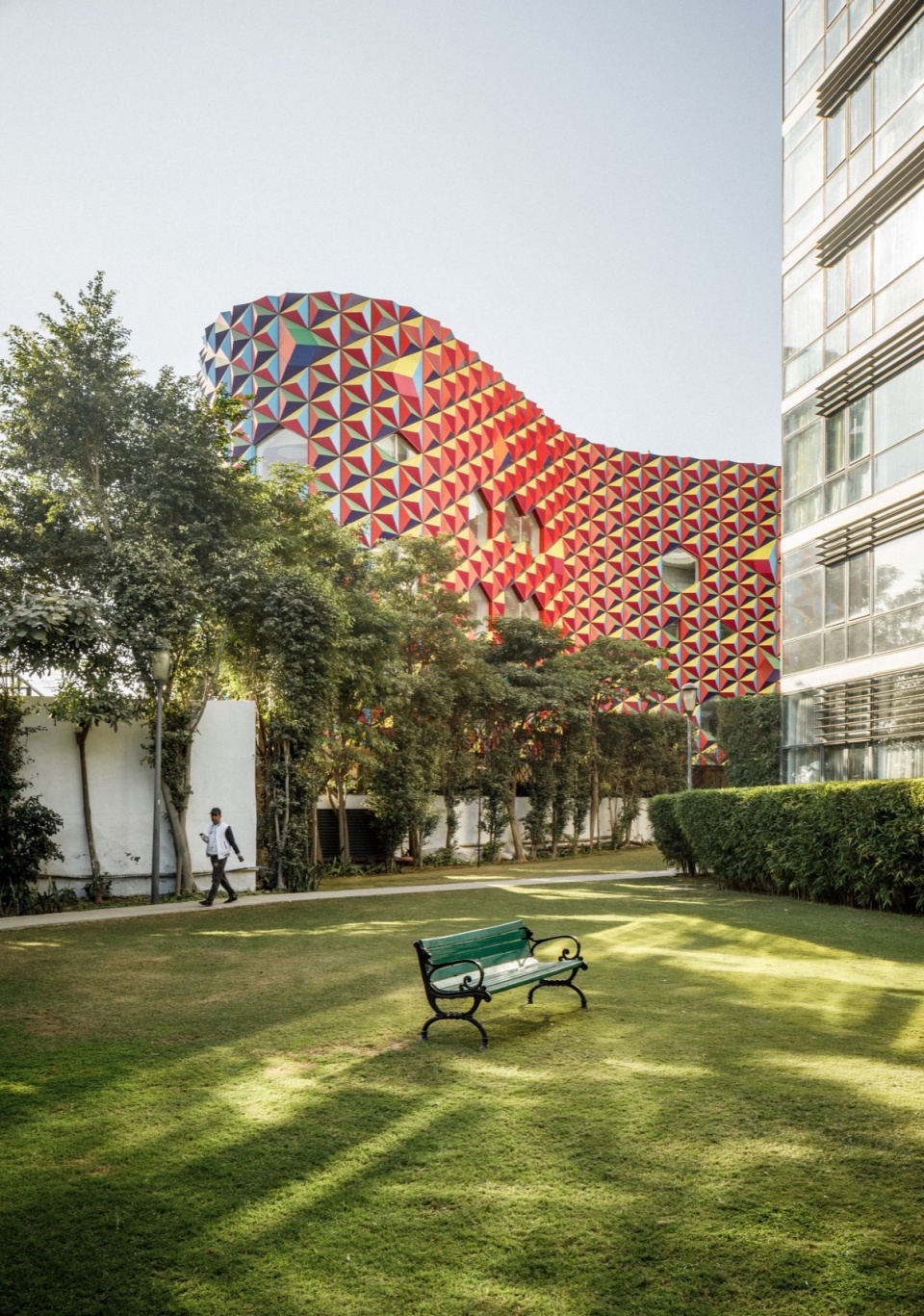 au grand airnursery kindergarten by paul le quernec architect