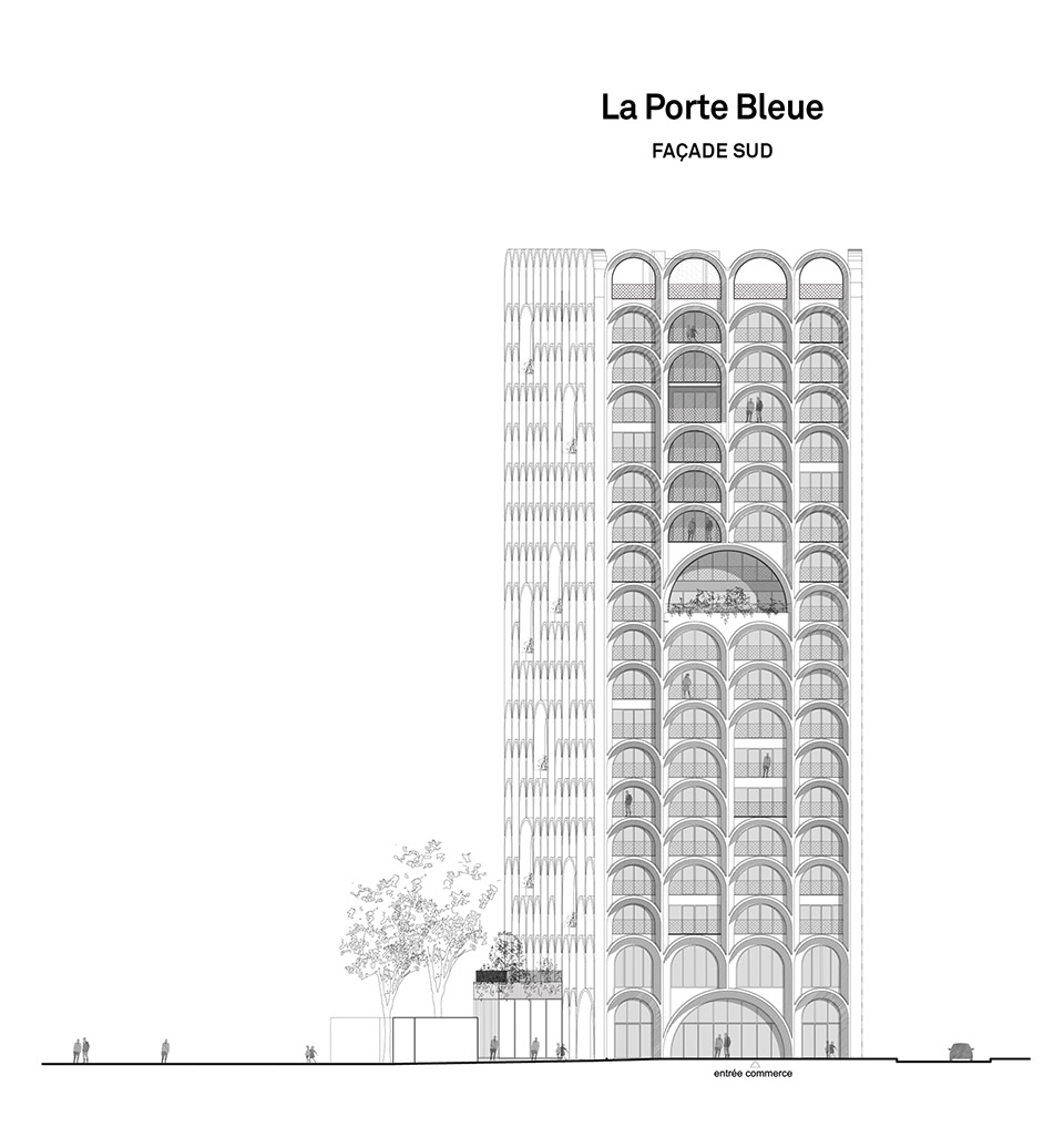 la porte bleue by pietriarchitectes
