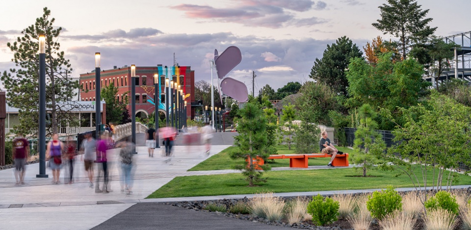 2022 ASLA GENERAL DESIGN AWARD OF HONOR Riverfront Spokane Berger Partnership
