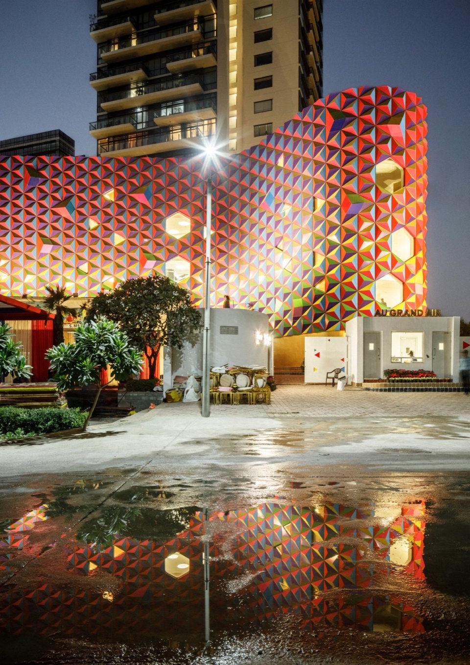 au grand airnursery kindergarten by paul le quernec architect