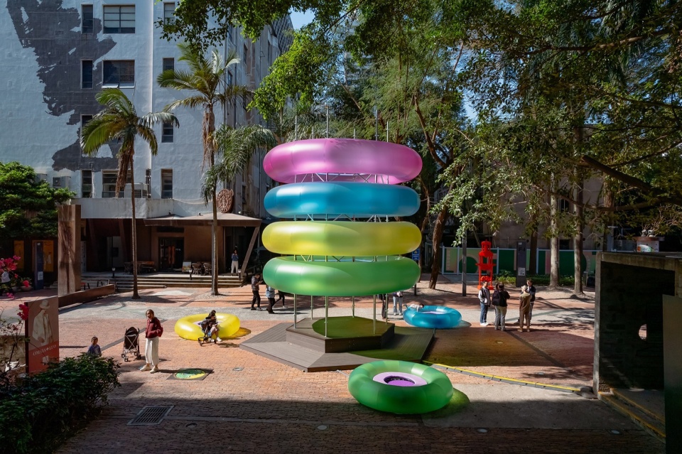 public art installation jump urban generator by daxing jizi design