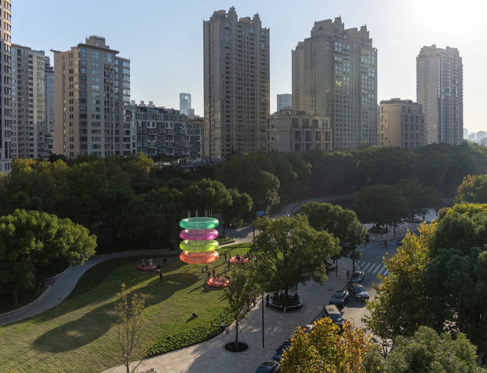 public art installation jump urban generator by daxing jizi design