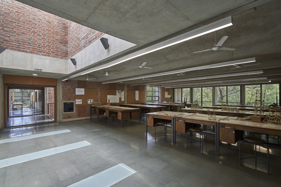 cept university foundation hall lecture hall and kund by ccba designs