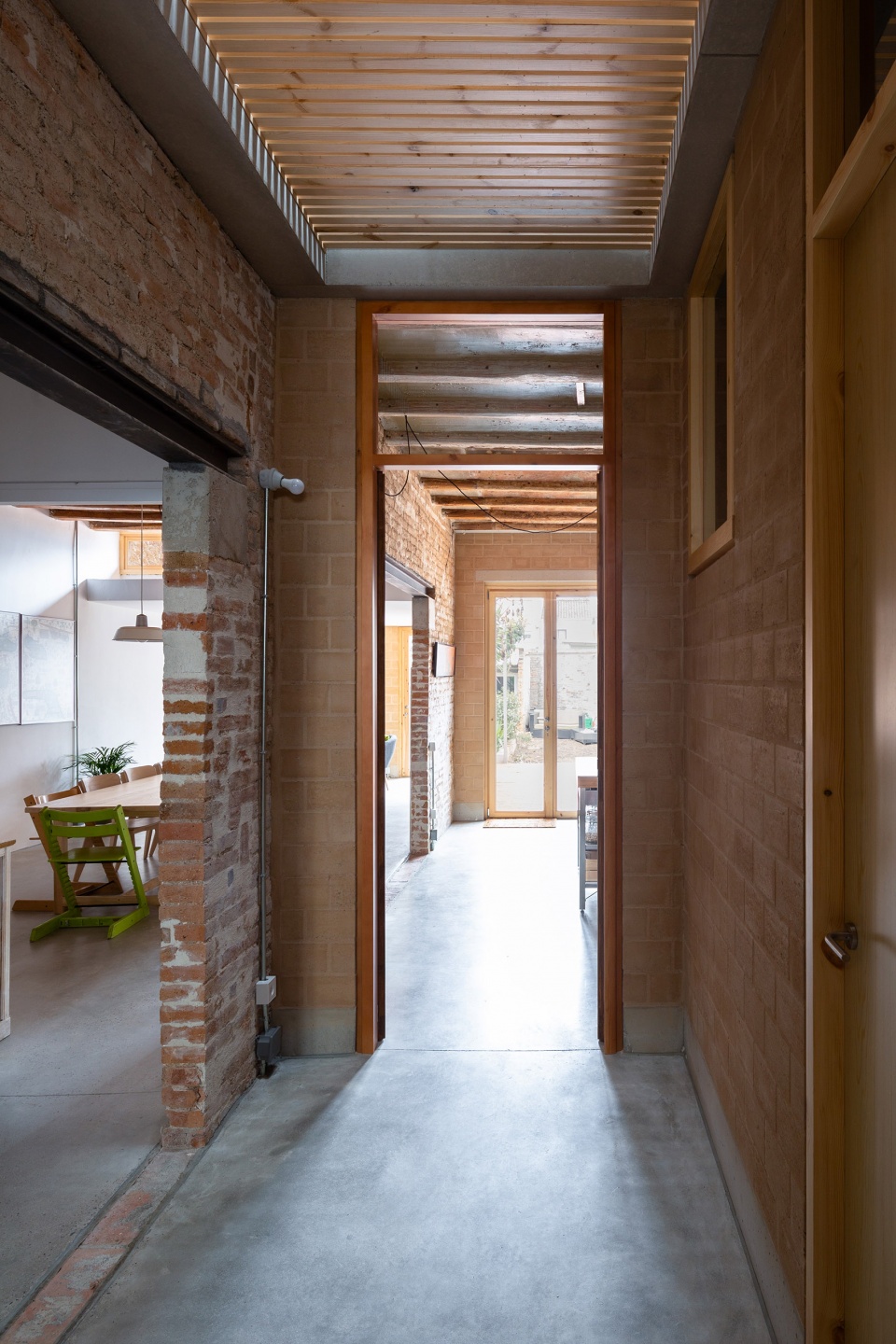 rehabilitation of two adjoining houses installation by arqbag