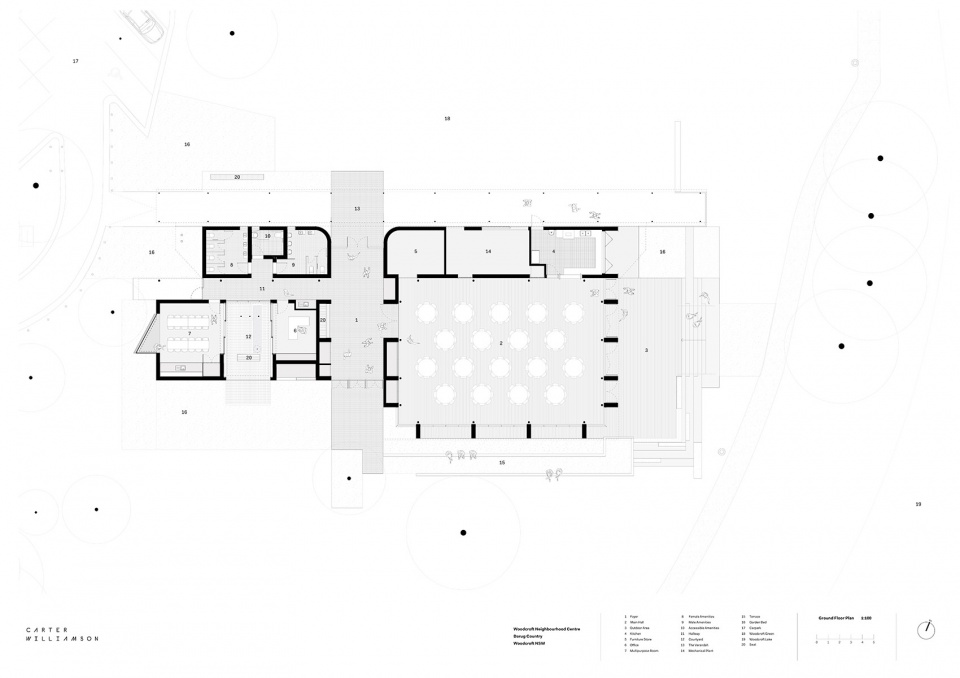 woodcroft neighbourhood centre by carter williamson architects