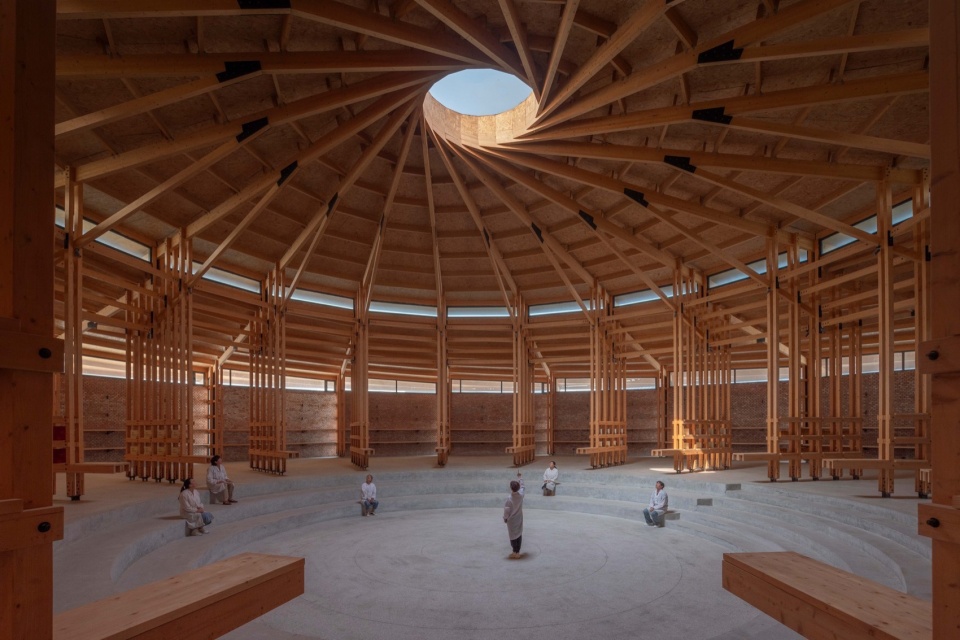 © 金伟琦 prepared rehmannia root crafts exhibition hall by luo studio