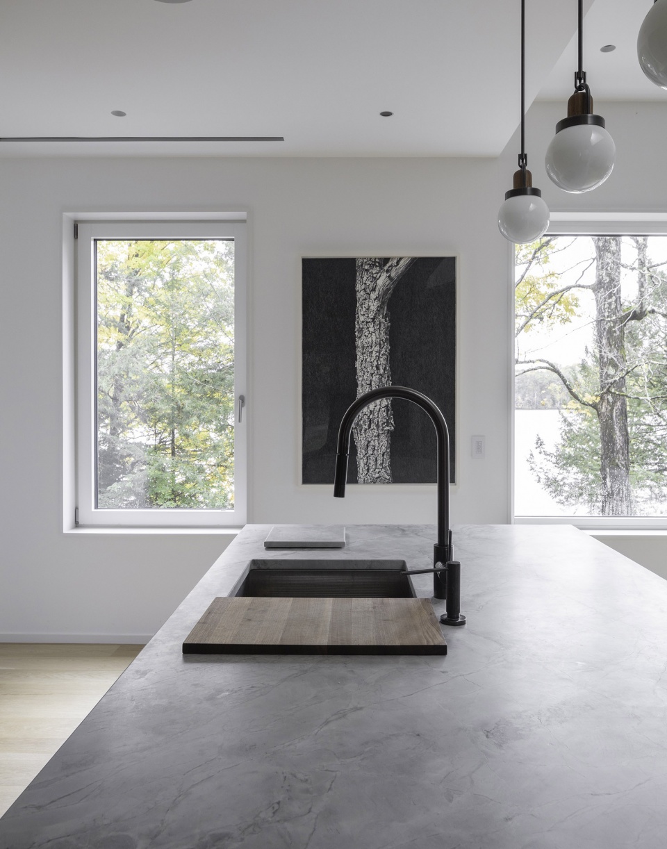 forest lake house by pachano vollert architecture