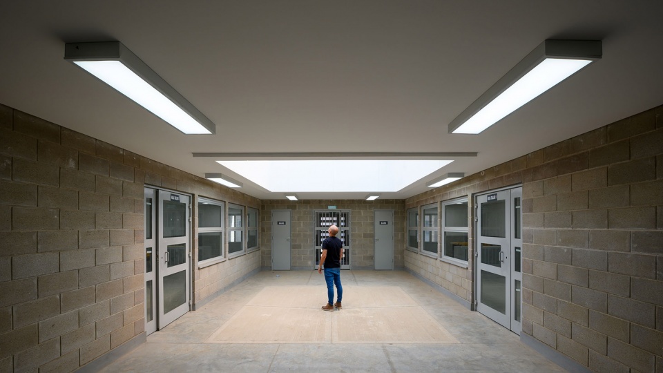 high security mens prison by domanico bertorello associated architects