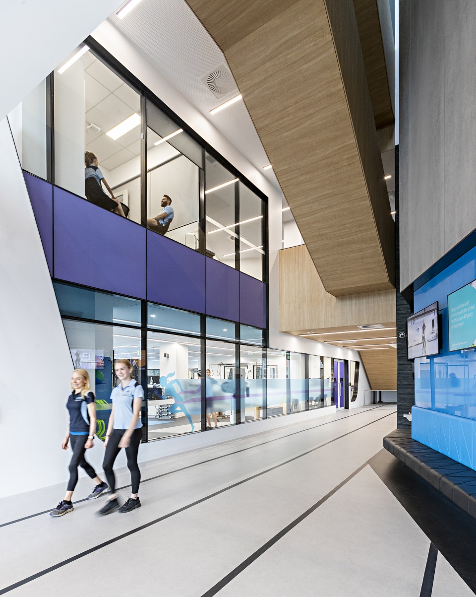 deakin university specialised indoor exercise and sport science teaching building by ds architects