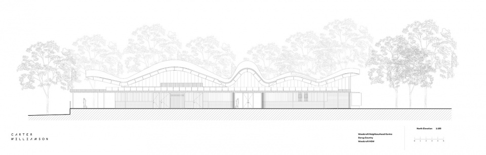 woodcroft neighbourhood centre by carter williamson architects