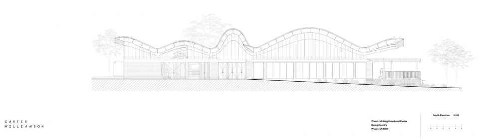 woodcroft neighbourhood centre by carter williamson architects
