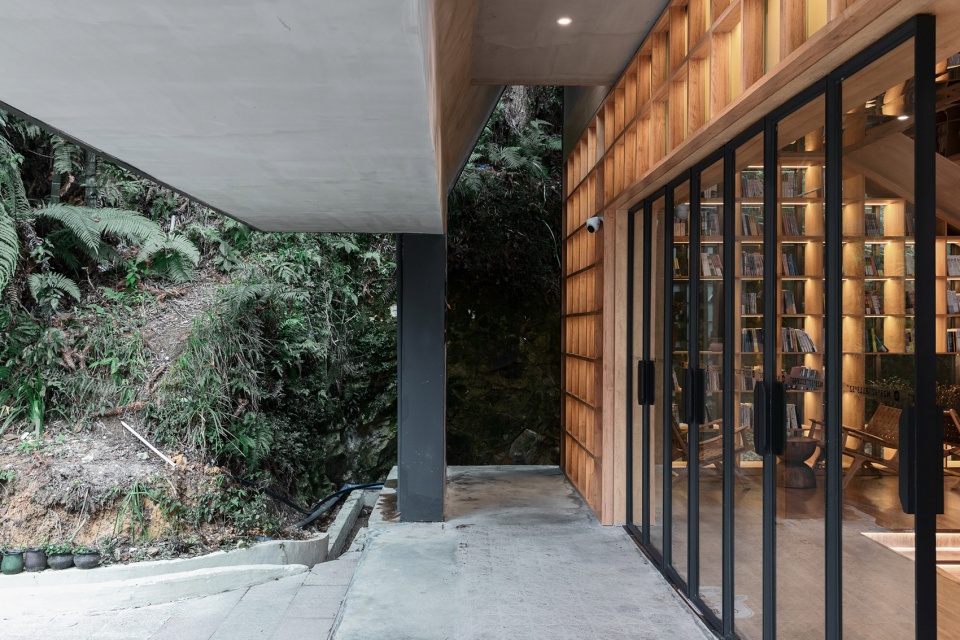 nankun mystery alpine library by wildurban architects