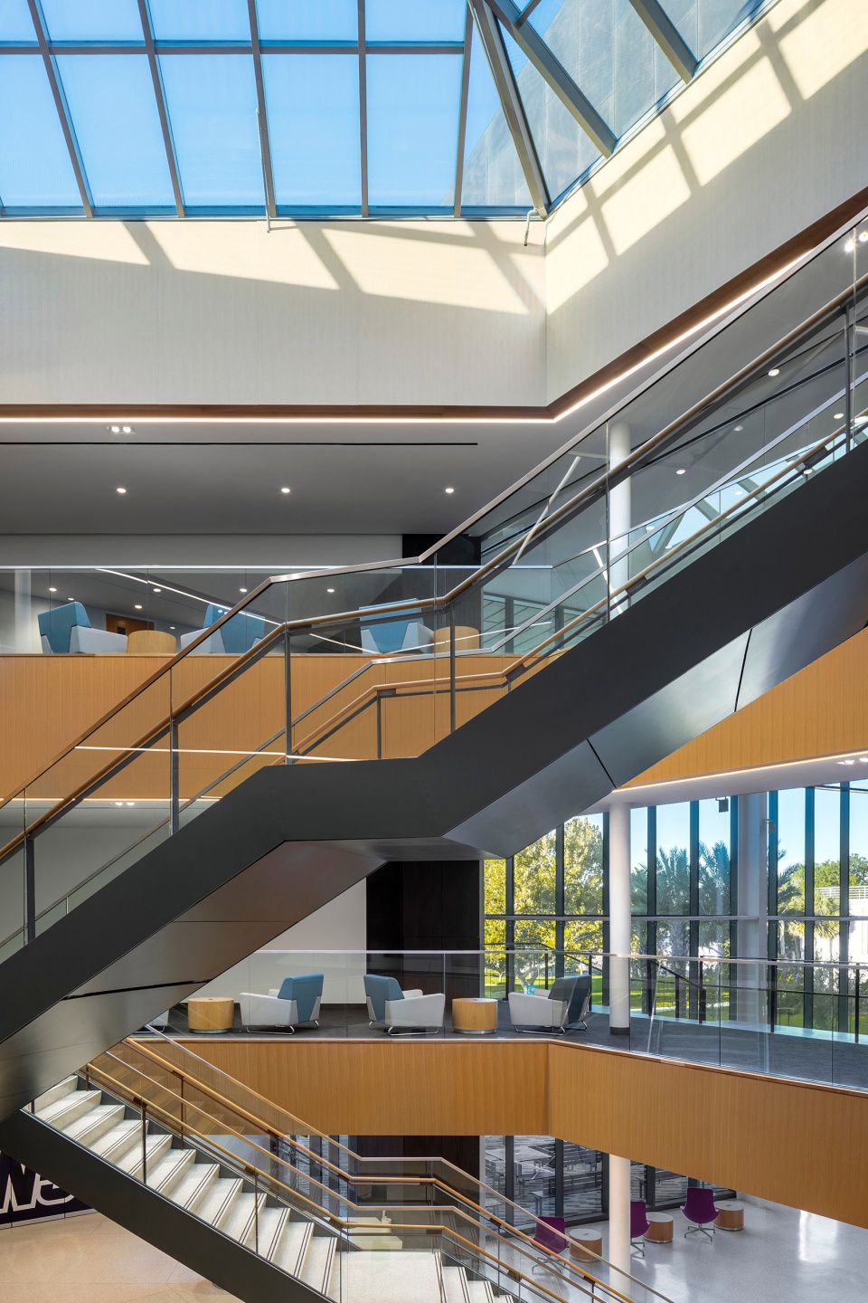 the l gale lemerand student center by ikon 5 architects