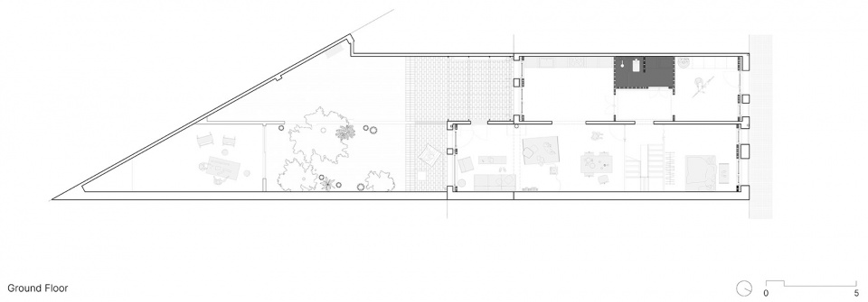 rehabilitation of two adjoining houses installation by arqbag