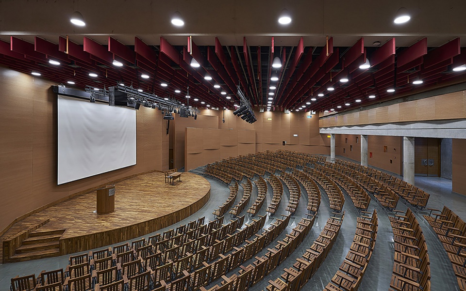 cept university foundation hall lecture hall and kund by ccba designs