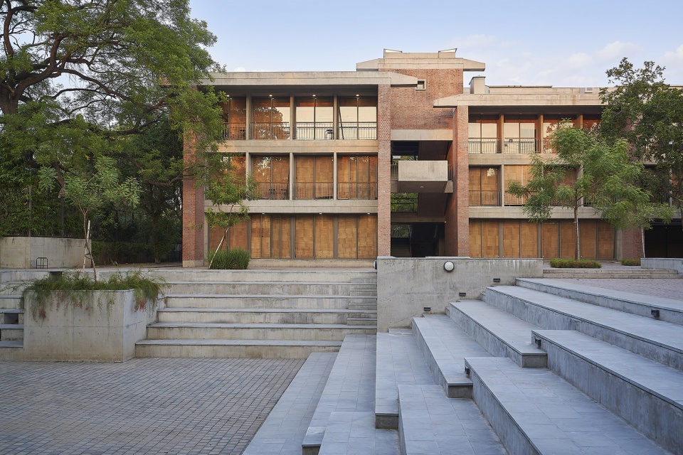 cept university foundation hall lecture hall and kund by ccba designs