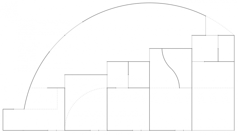 house within three gestures by fala atelier