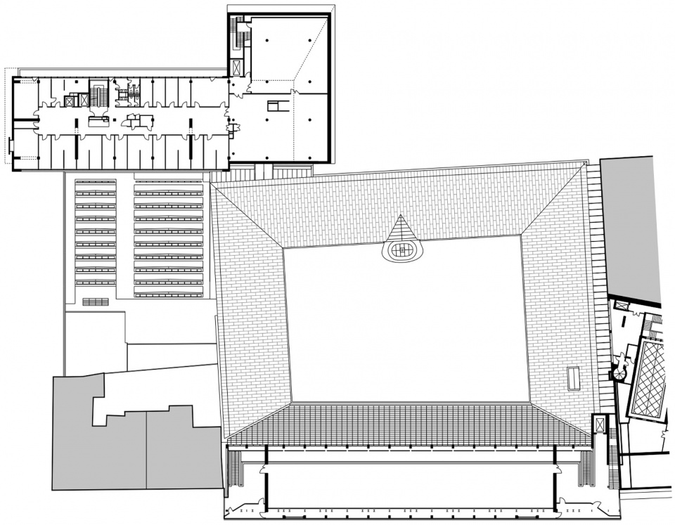 reconstruction and completion of the slovak national gallery by architekti b k p s