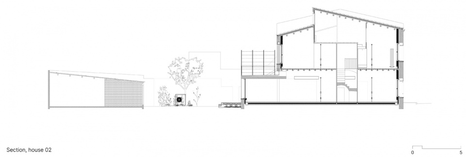rehabilitation of two adjoining houses installation by arqbag