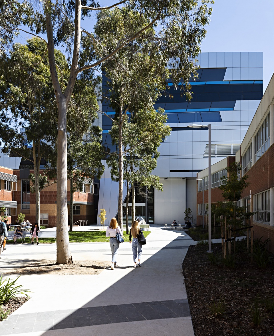 deakin university specialised indoor exercise and sport science teaching building by ds architects