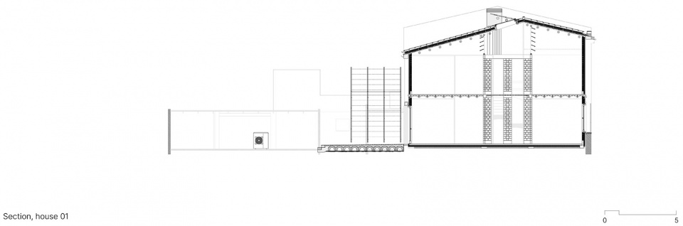 rehabilitation of two adjoining houses installation by arqbag