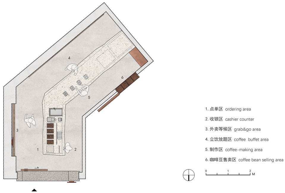 Grid Coffee三源里店 BLUE建筑设计事务所
