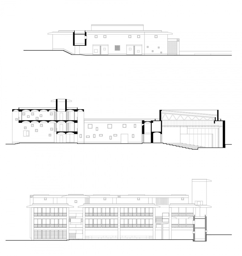 cept university foundation hall lecture hall and kund by ccba designs