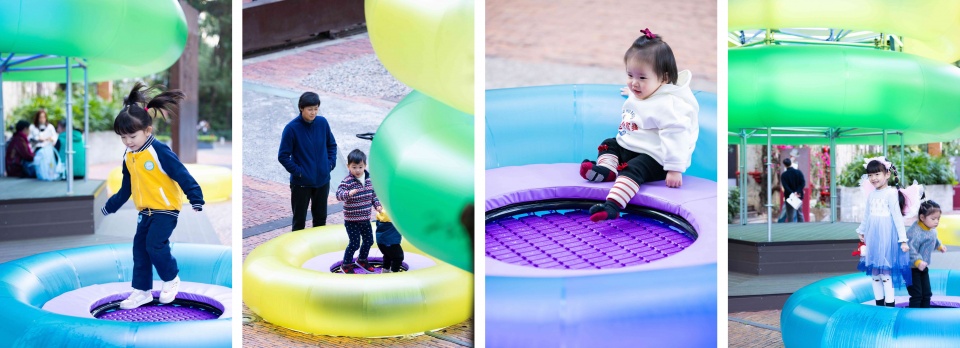 public art installation jump urban generator by daxing jizi design