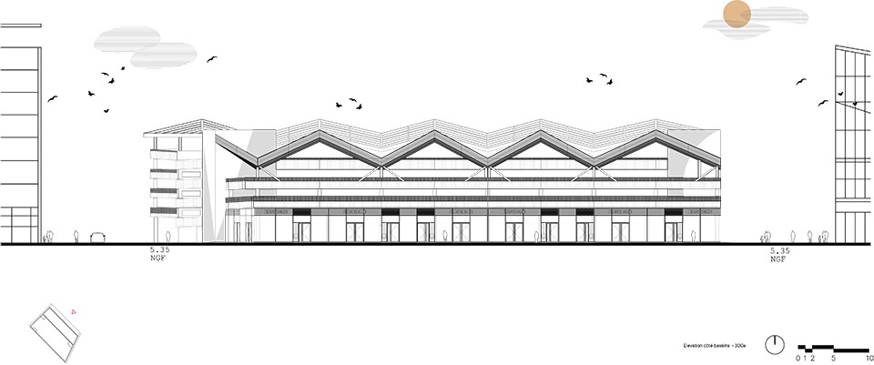 Parking bassins a flots Bordeaux by Ferrier Marchetti Studio 1