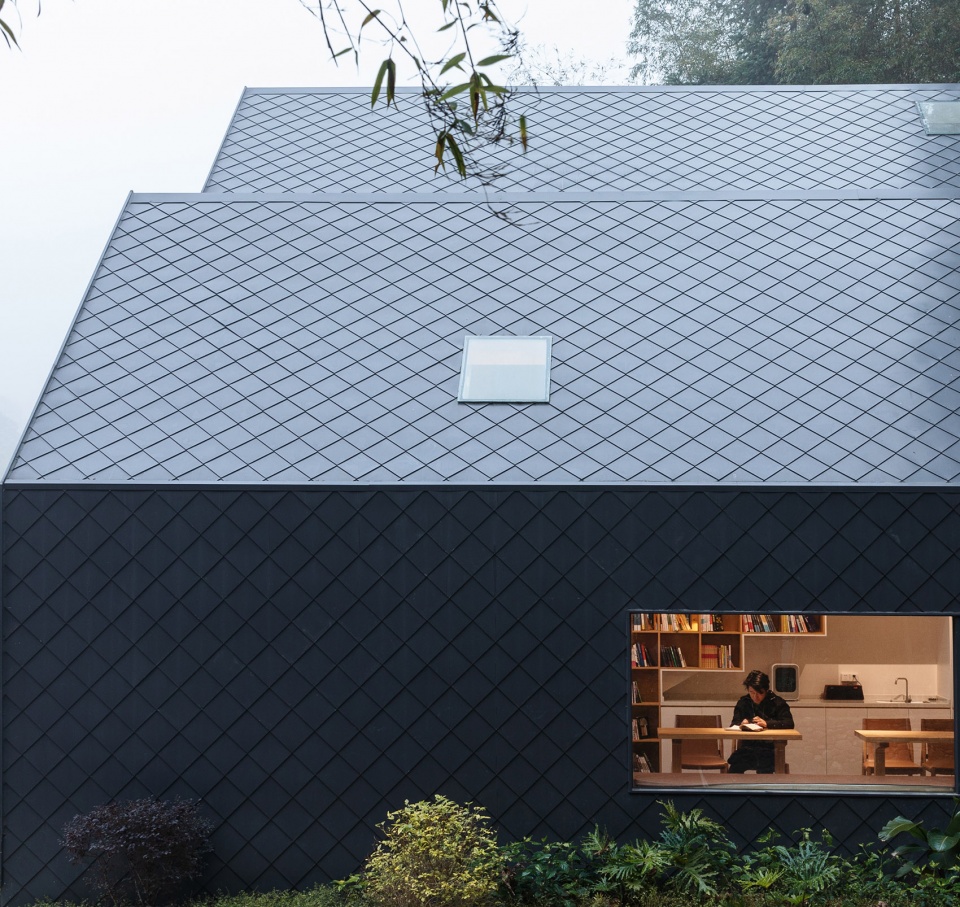 nankun mystery alpine library by wildurban architects