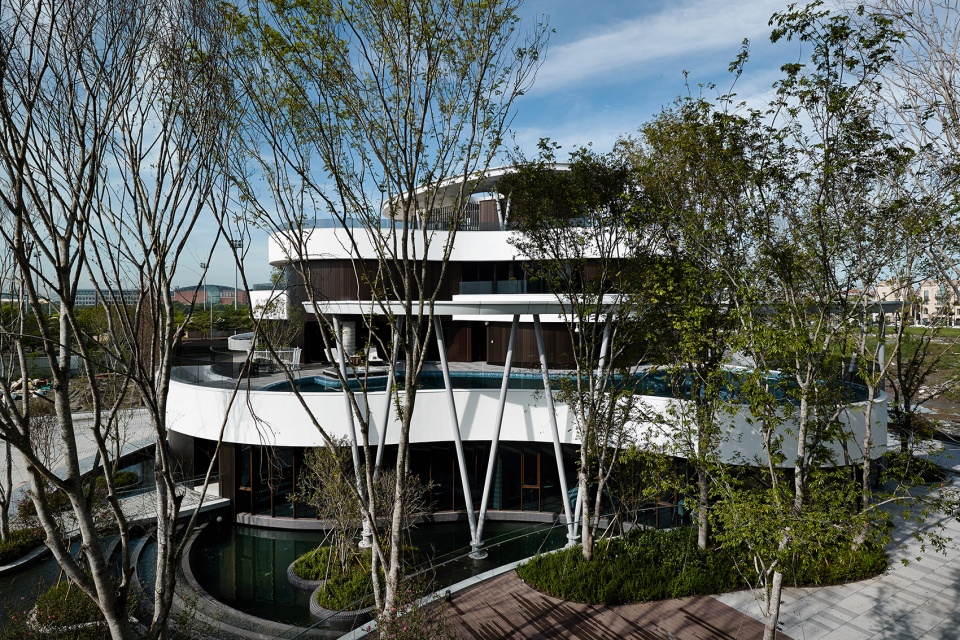 green places community clubhouse by chain10 architecture interior design institute