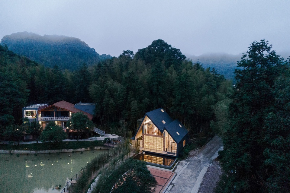 nankun mystery alpine library by wildurban architects