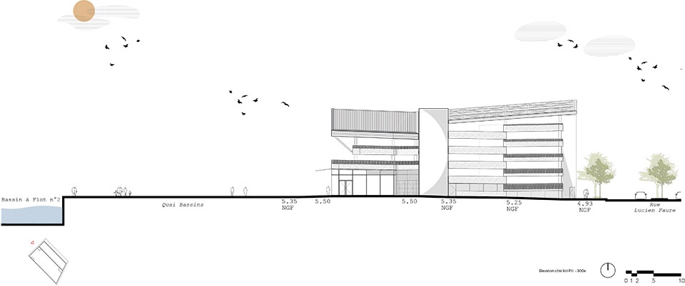 Parking bassins a flots Bordeaux by Ferrier Marchetti Studio