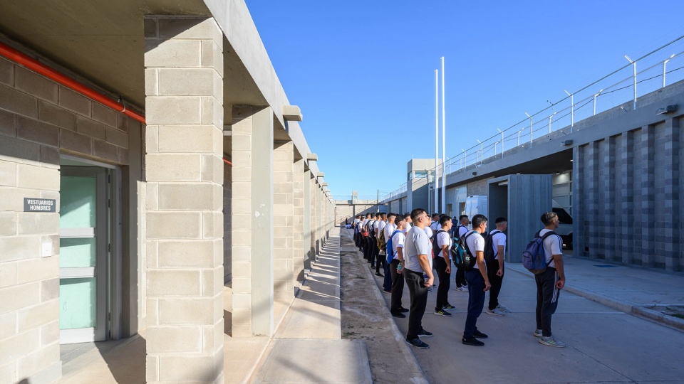 high security mens prison by domanico bertorello associated architects