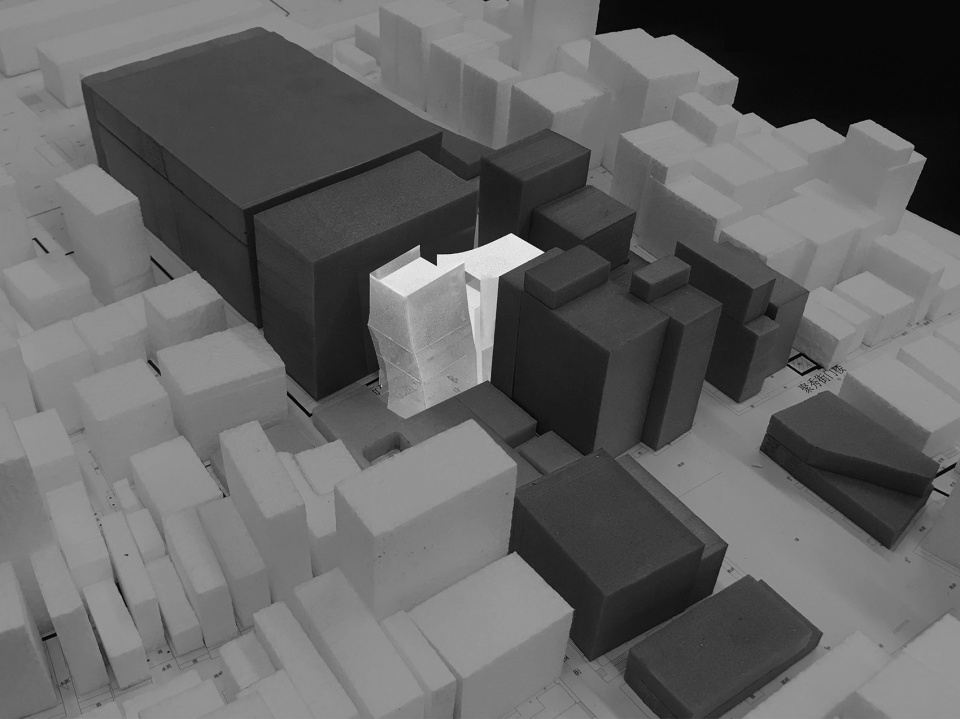 场地模型 Site model ©迹·建筑事务所TAO