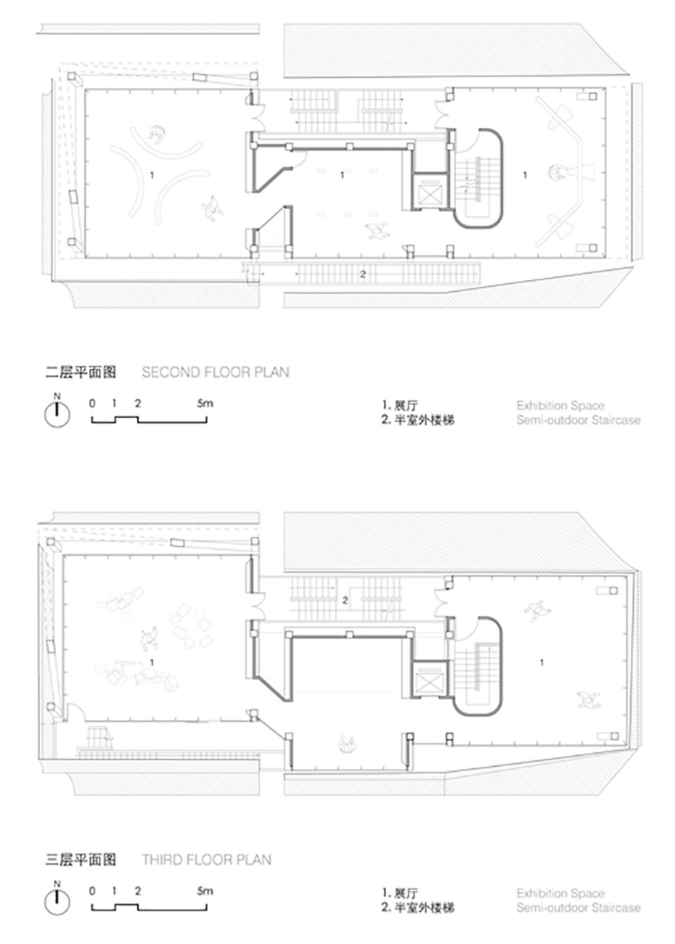 平面图 Plans ©迹·建筑事务所TAO