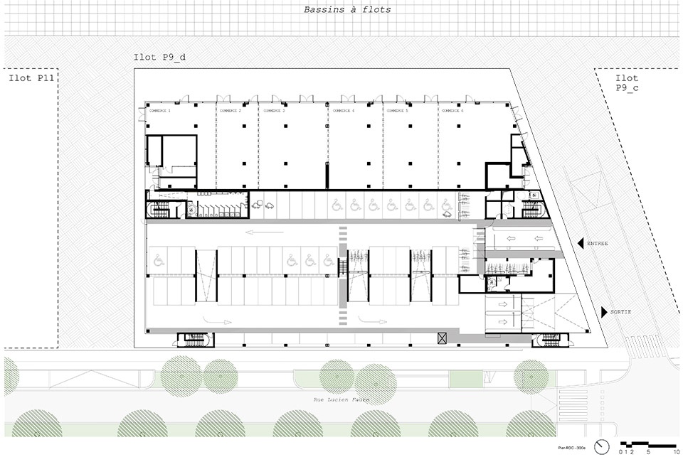 Parking bassins a flots Bordeaux by Ferrier Marchetti Studio