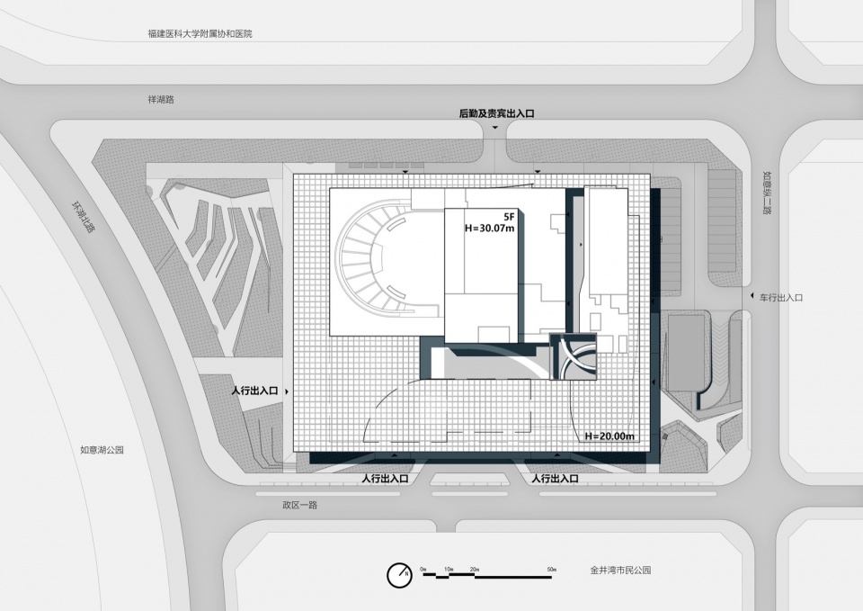 Pingtan International Performing Arts Center by Beijing Institute of Architectural Design Co Ltd South China Design Center
