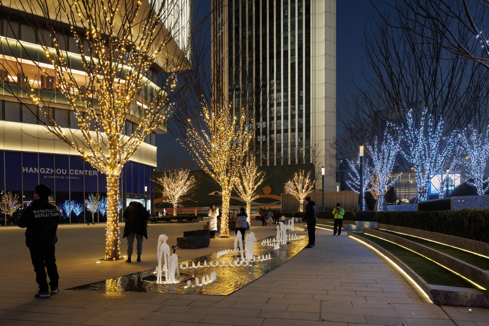 hangzhou center landscape design by pland